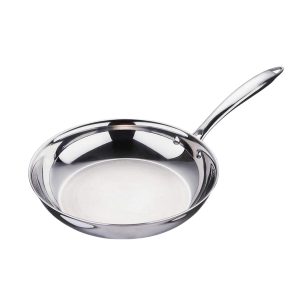 ماهیتابه سه لایه استیل ضد زنگ عرشیا 28 سانتی‌متر مدل SS160-3567