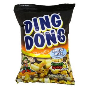 اسنک میکس دینگ دونگ DING DONG با طعم تند و شیرین وزن 100 گرم