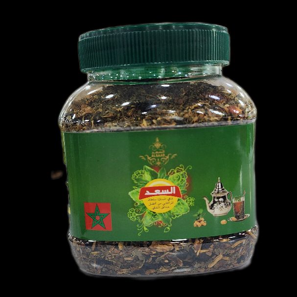چای مراکشی و نعنا برند السعد حجم ۲۰۰ گرم